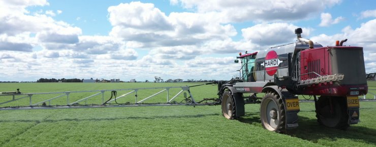 Rubicon Self-Propelled Sprayer on broadacre cropping propertyproperty